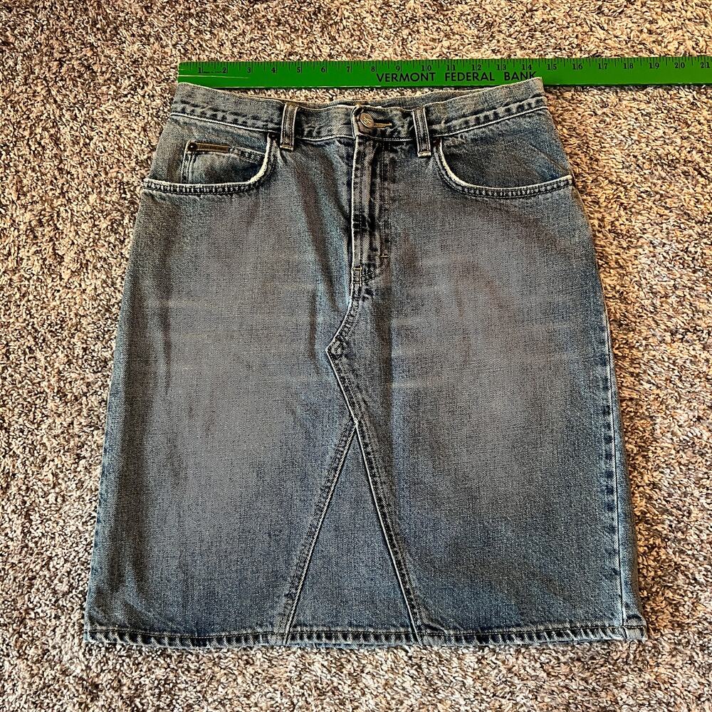Vintage Calvin Klein Jeans Women's Denim Skirt Size 6
